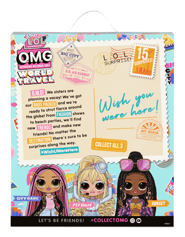 L.O.L. Surprise! OMG Travel Doll- Sunset