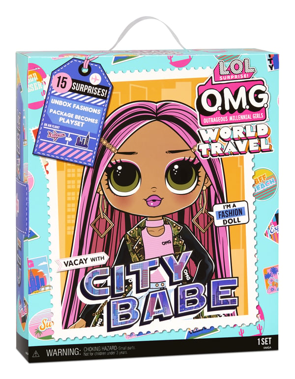 L.O.L. Surprise! OMG Travel Doll- City Babe