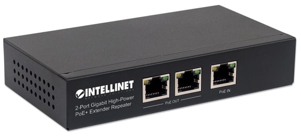 Intellinet 561266 nätverksförlängare Svart
