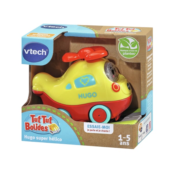 VTech Tut Tut Bolides VÉHICULES "ÉCOLO" (PLASTIQUE BIOSOURCÉ)