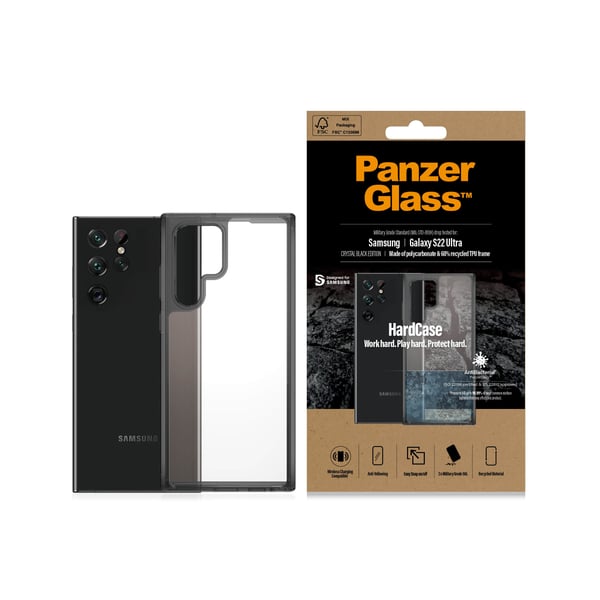 PanzerGlass ® HardCase Samsung Galaxy S22 Ultra 5G - Smokey Sort