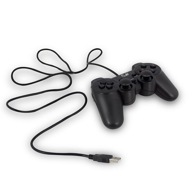 Ewent Play Svart USB 2.0 Spelplatta Analog / Digital PC