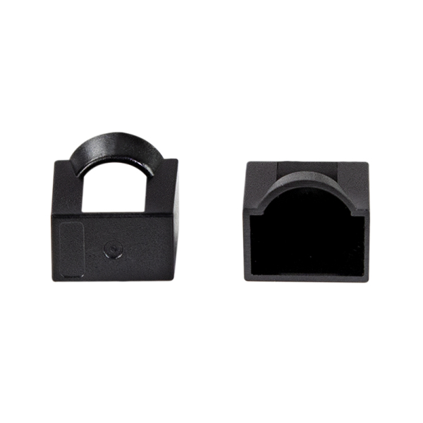 LogiLink MP0062 sähköliittimen suojus Musta 50 kpl