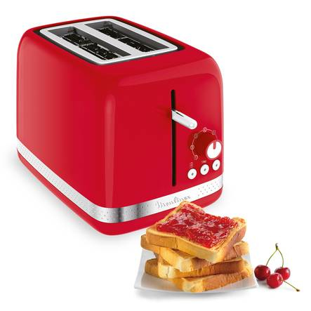 Moulinex Soleil 7 2 skive(r) 850 W Rød