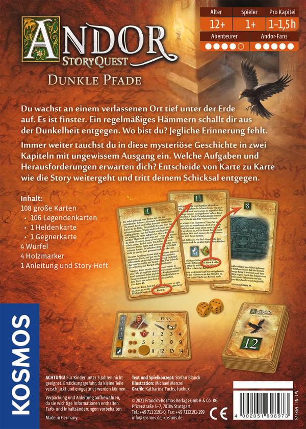 Kosmos Andor StoryQuest Lautapeli Perhe