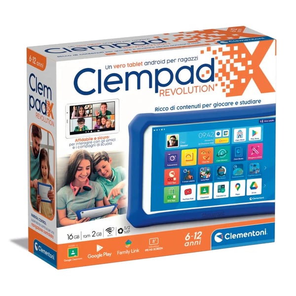 Clementoni Clempad X Revolution 16 GB Wi-Fi Hvid