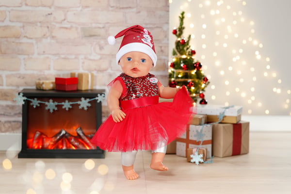 BABY born Xmas Dress 43cm Nuken mekko