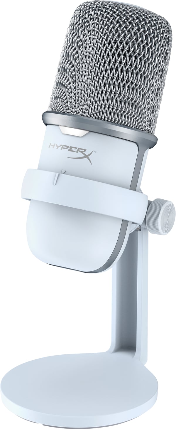 HyperX SoloCast – USB-mikrofon (vit)