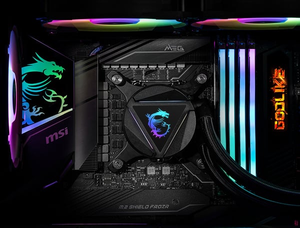 MSI MAG CORELIQUID 360R V2 Tietokoneen jäähdytysjärjestelmä Emolevy, Suoritin Nestejäähdytyspakkaus 12 cm Musta