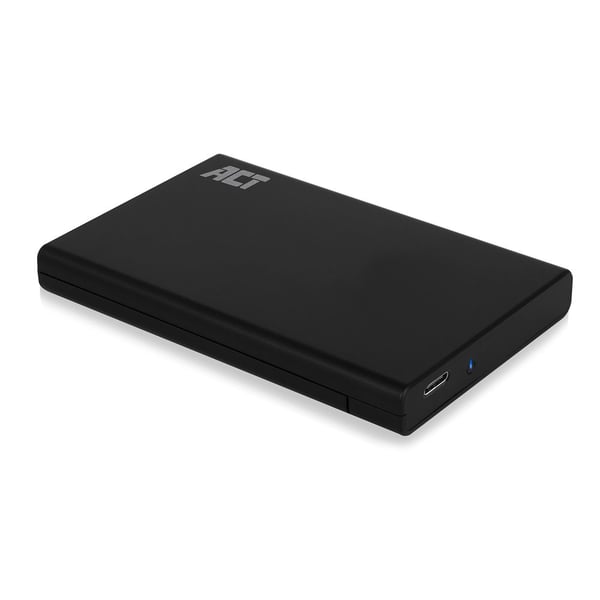 ACT AC1225 tallennusaseman kotelo HDD-/SSD-kotelo Musta 2.5"