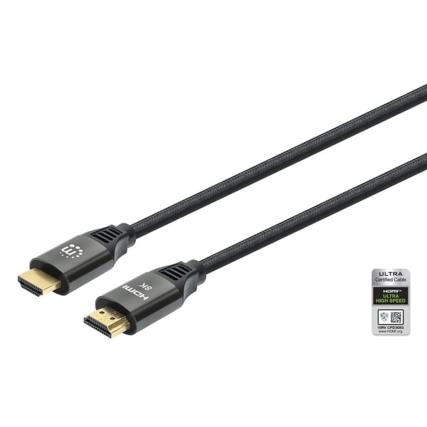 Manhattan HDMI-kaapeli Ethernetillä, 8K@60Hz (Ultra High Speed)