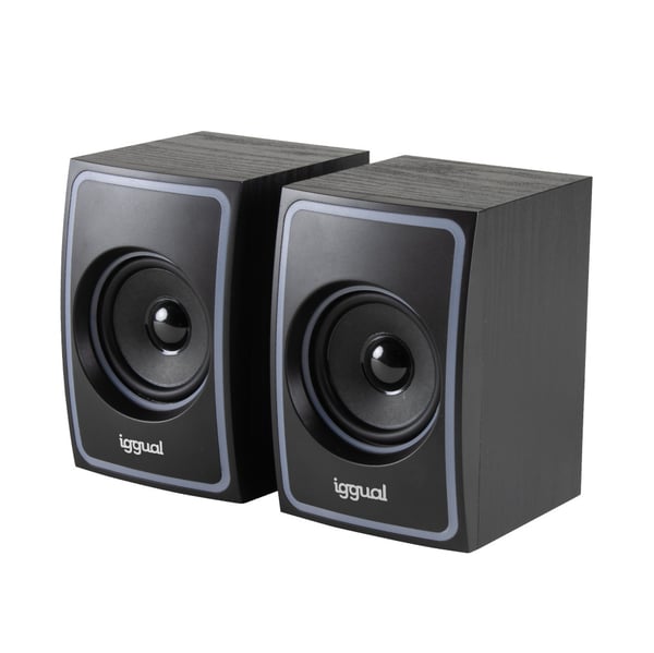 iggual IGG320716 högtalare Svart Kabel & Trådlös 10 W