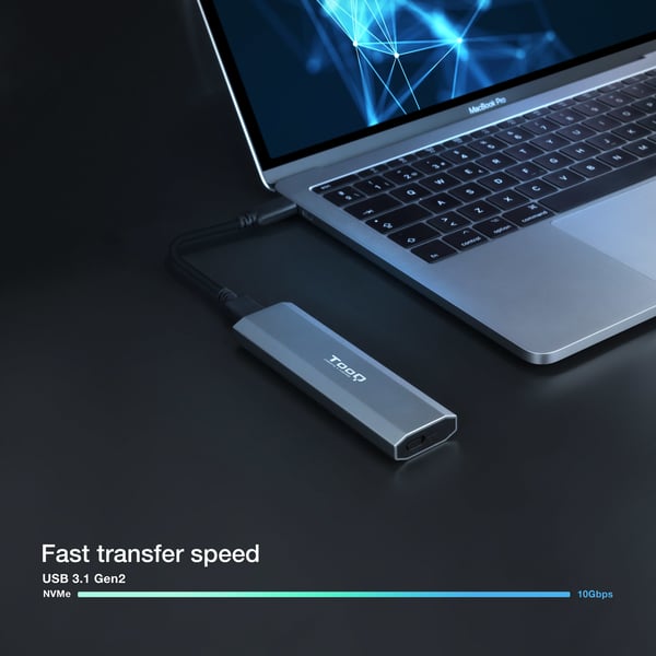 TooQ Shura SSD kabinet Grå M.2