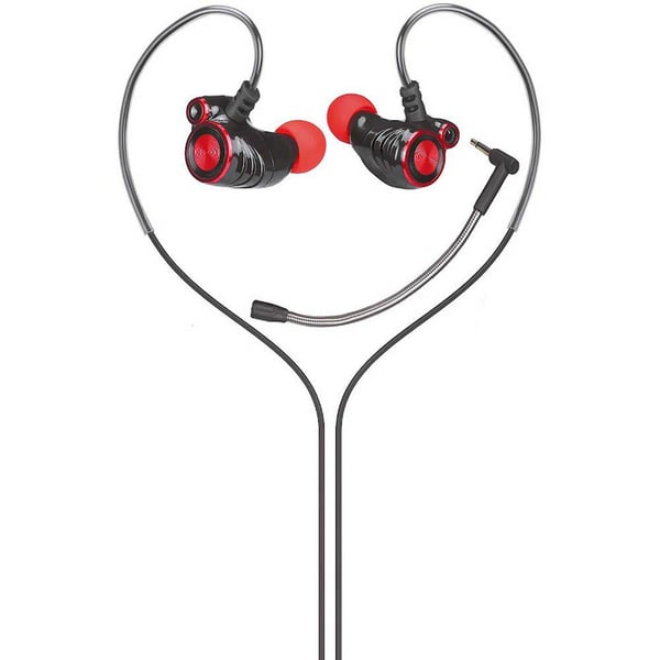 HP DHE-7002 Kuulokkeet Langallinen Ear-hook, In-ear Puhelut/Musiikki Musta, Punainen HP DHE-7002 Kuulokkeet Langallinen Ear-hook, In-ear Puhelut/Musiikki Musta, Punainen