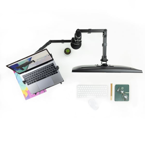 TooQ Office 81,3 cm (32") Skrivebord Sort