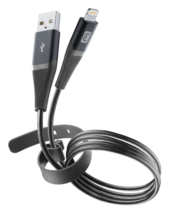 Cellularline 8018080433672 1,2 m Sort
