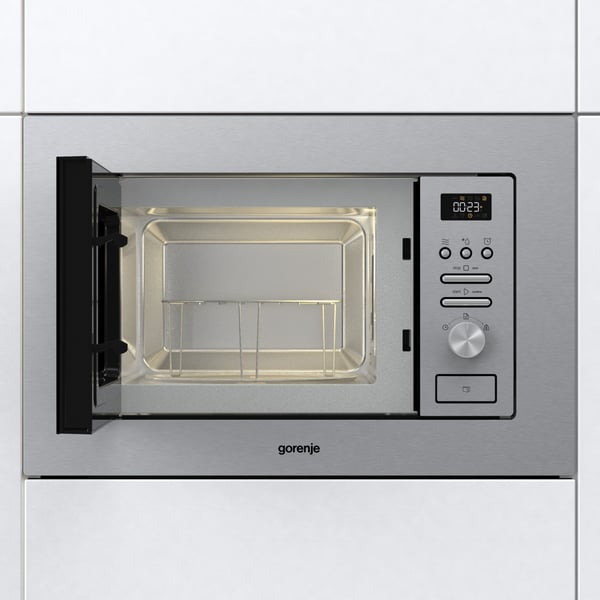 Gorenje BMI201AG1X Ruostumaton teräs Yhdistelmämikroaaltouuni Kiinteä 20 L 800 W