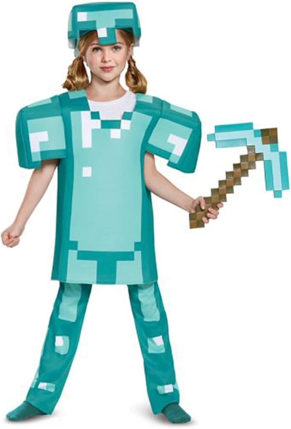 Disguise Minecraft Diamond Pickaxe Barn Ethvert køn