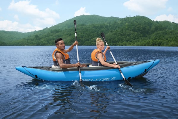 Bestway 65131 sports-kajak 2 person(er) Sort, Blå Oppustelig kajak
