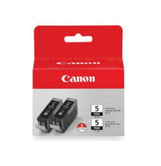 Canon PGI-5BK Twin Pack blækpatron 2 stk Original Sort