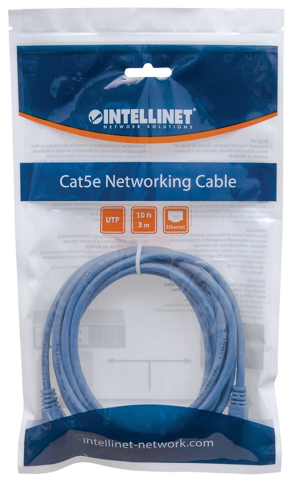 Intellinet 342582 netværkskabel Blå 1,5 m Cat6 U/UTP (UTP)