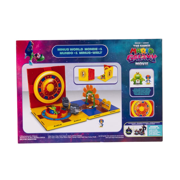Super Mario The Galaxy Movie Minus World Casino Diorama Playset