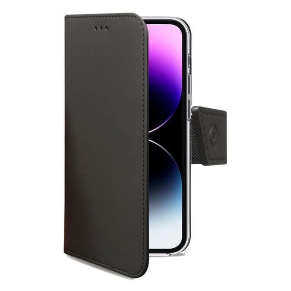 Celly Wally mobiltelefon etui 17 cm (6.7") Tegnebogsetui Sort
