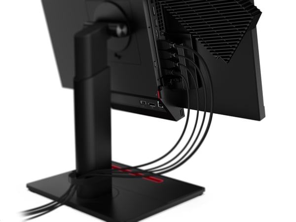 Lenovo ThinkCentre Tiny-In-One tietokoneen litteä näyttö 60,5 cm (23.8") 1920 x 1080 pikseliä Full HD LED Kosketusnäyttö Musta