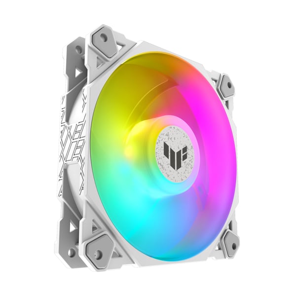 ASUS TUF GAMING TF120 ARGB WHITE EDITION 3IN1 Computerkabinet Luftkøler 12 cm Hvid 3 stk
