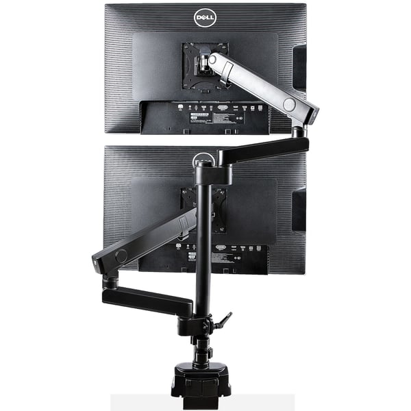 StarTech.com ARMDUALPIVOT fäste och ställ till bildskärm 81,3 cm (32") Bord Svart