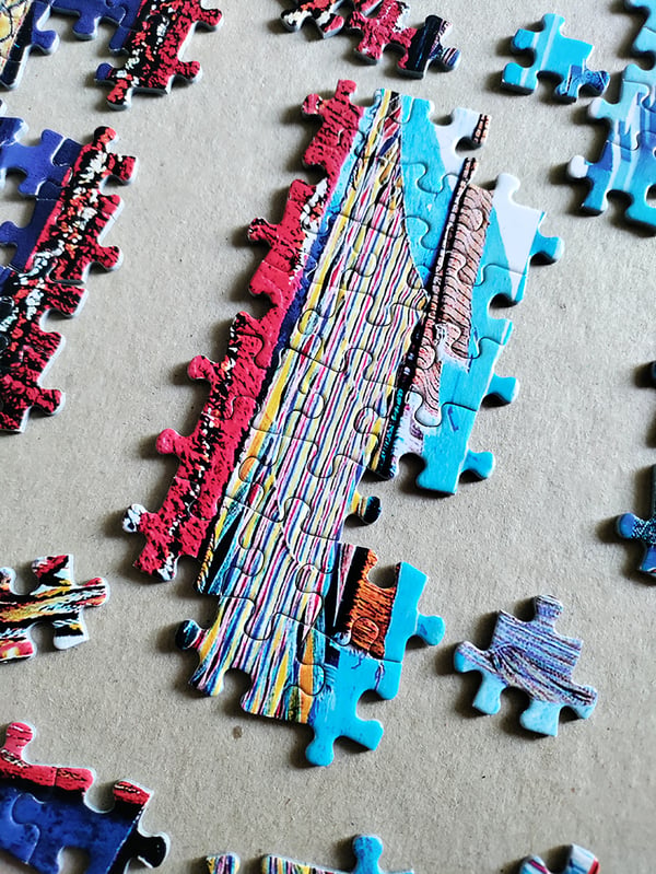 Tactic Around the World: Chefchouen Morocco - 1000 pcs Kuviopalapeli 1000 kpl Kaupunki