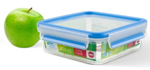 EMSA 508536 enhed til madopbevaring Rektangulær Kasse 0,85 L Transparent 8 stk