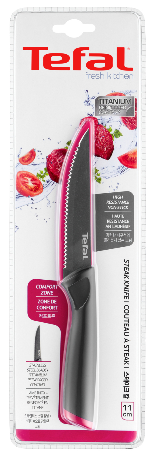 Tefal Fresh Kitchen K12208 Rustfrit stål 1 stk Steak kniv