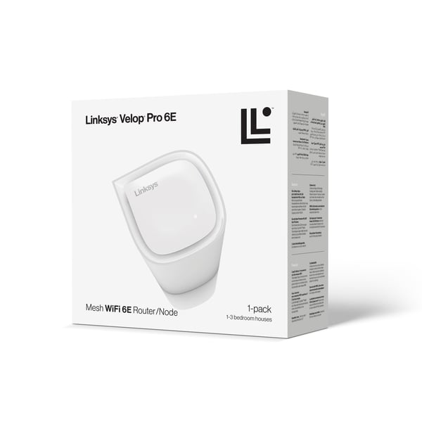 Linksys Velop Pro 6E Mesh WiFi 6E True Tri‑Band-system