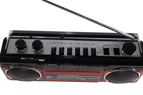 Trevi RR 501 BT Henkilökohtainen Analoginen Musta, Punainen