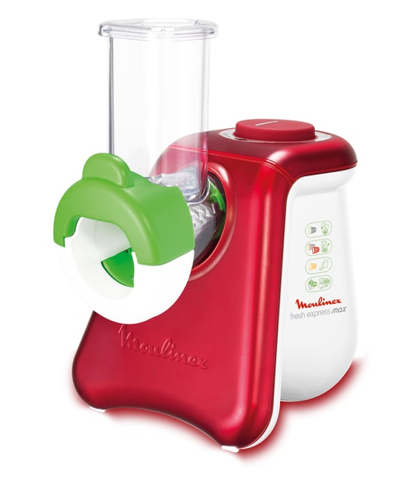 Moulinex DJ8115 elektriskt rivjärn och spiralskärare Röd, Vit