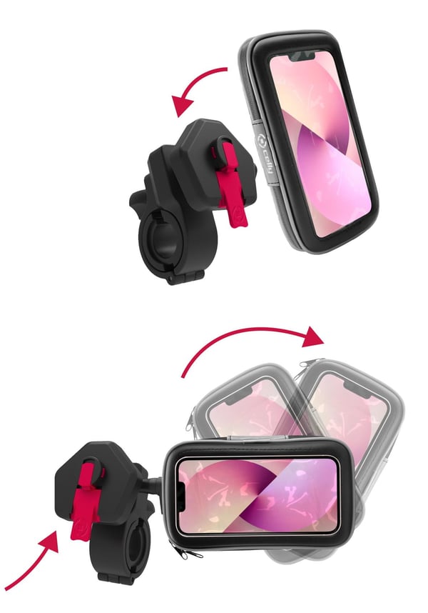 Celly SNAPFLEX Active-hållare Mobiltelefon / smartphone Svart