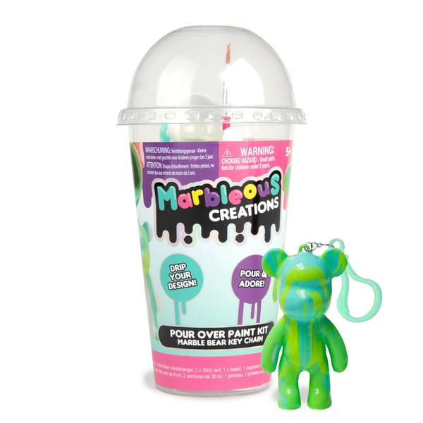 Gear2Play Marble Bear Pouring Keyring Kit