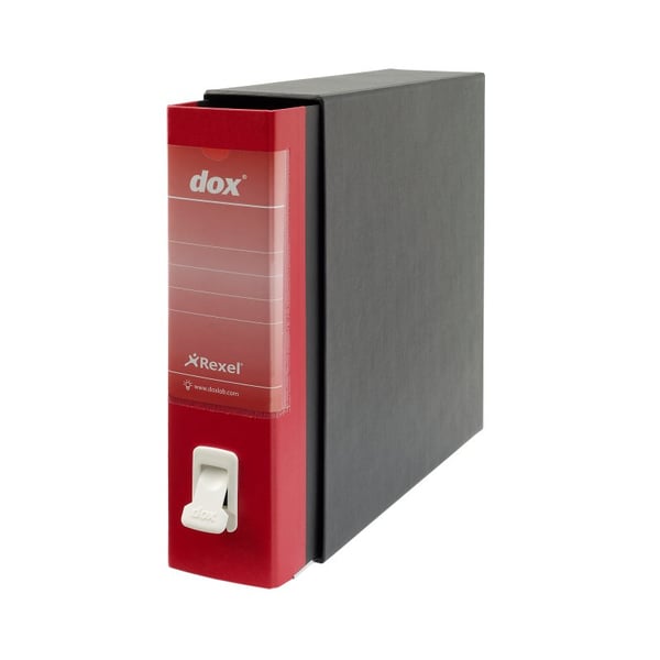 Rexel D26211 rengaskansio Foolscap Musta, Punainen