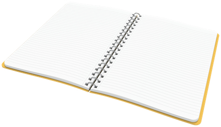 Leitz Cosy notesblok Soft Touch linjeret spiralindbundet