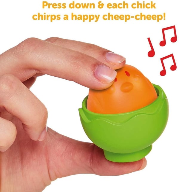 Tomy Toomies Hide & Squeak Egg Stackers