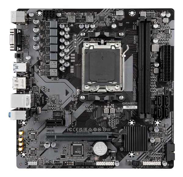 GIGABYTE B650M S2H bundkort AMD B650 Sokkel AM5 micro ATX