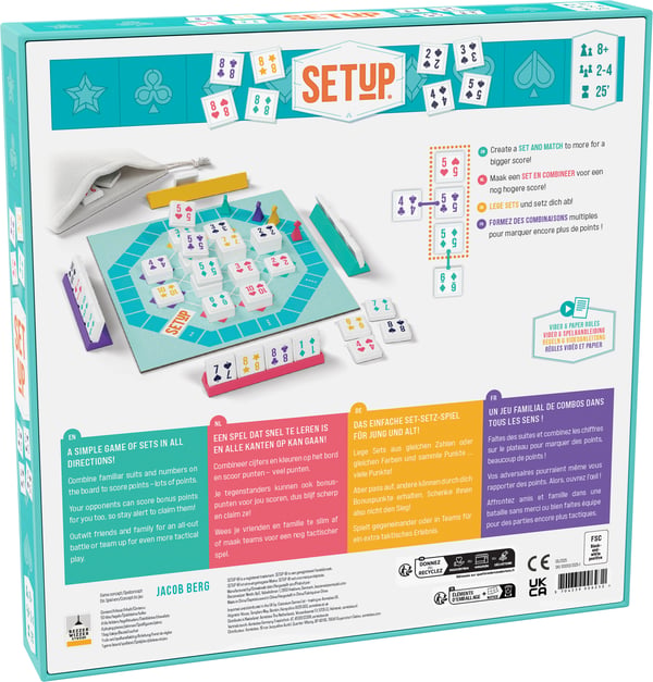 Asmodee SETUP Brädspel Familj