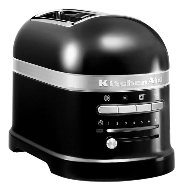 KitchenAid 5KMT2204EOB 7 2 skivor 1250 W Onyxfärgad, Rostfritt stål