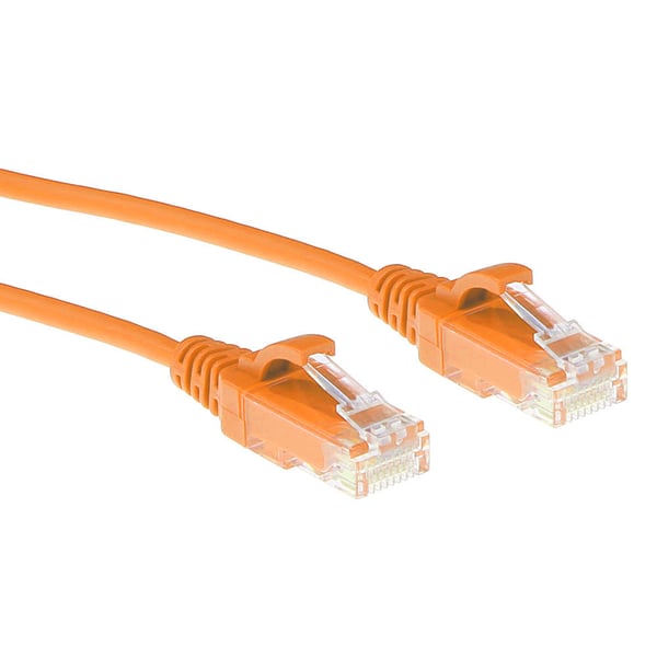 ACT DC9100 netværkskabel Orange 0,5 m Cat6 U/UTP (UTP) Rund