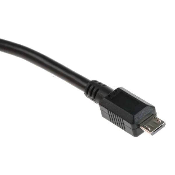Techly 0.2m USB 2.0 Micro B - USB 2.0 A M/F USB-kabel 0,2 m Micro-USB B USB A 0,48 Gbit/sek. Sort