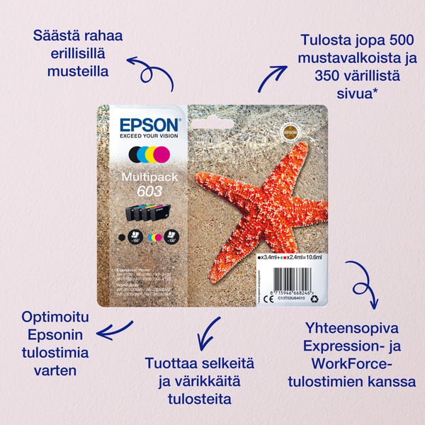 Epson Multipack 4-colours 603XL Ink