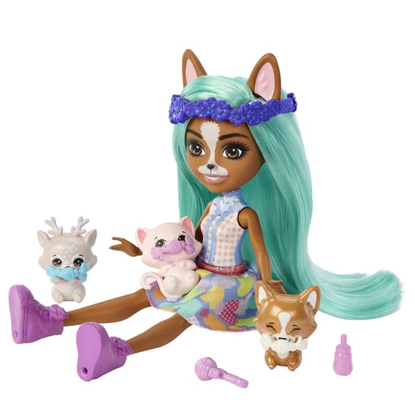 Enchantimals Baby Best Friends CRIZIA CORGI & SHOW Doll