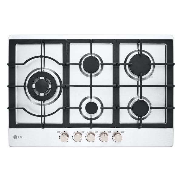 LG CBGZ3016S Rostfritt stål Inbyggd 75 cm Gas 5 zone(s)