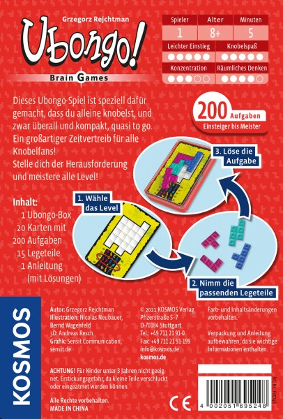 Kosmos 69524 brætspil Gåde